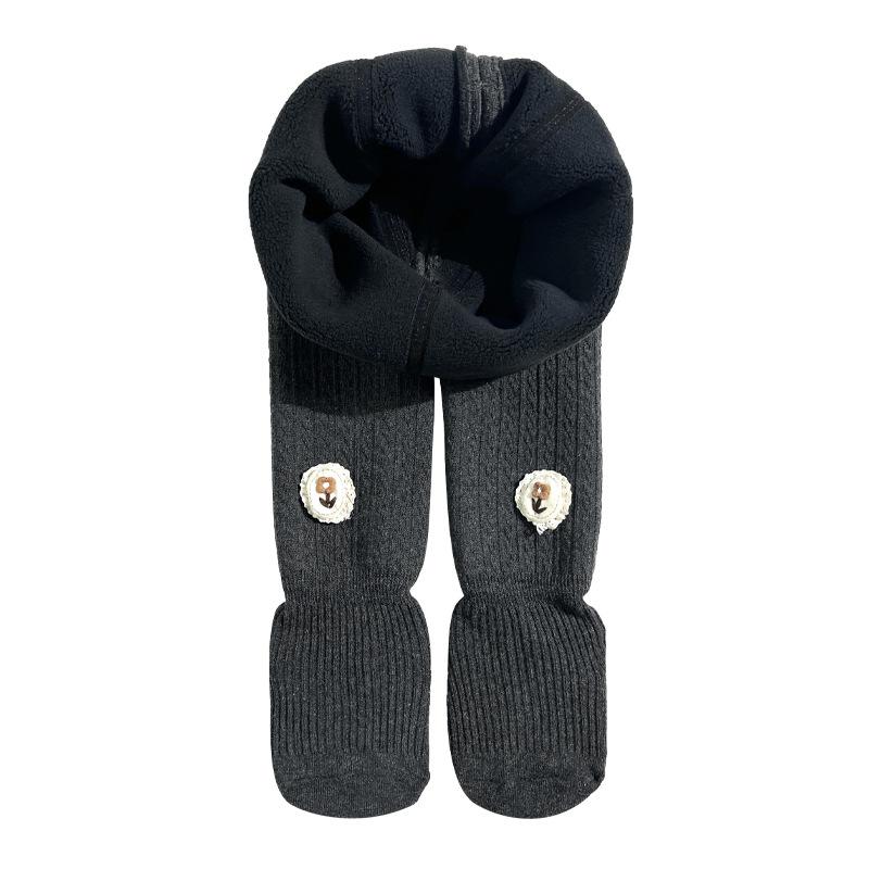 子供服 タイツ レギンス ガールズ 裏起毛 あったか 厚手 防寒 スパッツ 伸縮性 コットン 75 ブラック ..