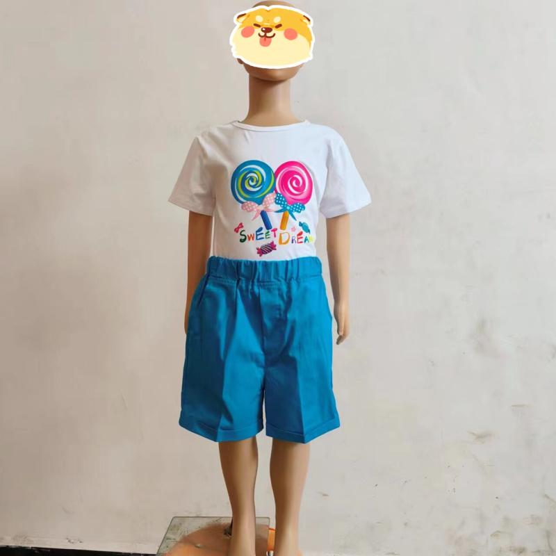 キッズ ダンス衣装 チアガール コスチューム セットアップ 春夏 綿 小学生 幼稚園 保育園 卒業式 発表会 舞台 イベント 男の子 女の子 ボーイズ ガールズ