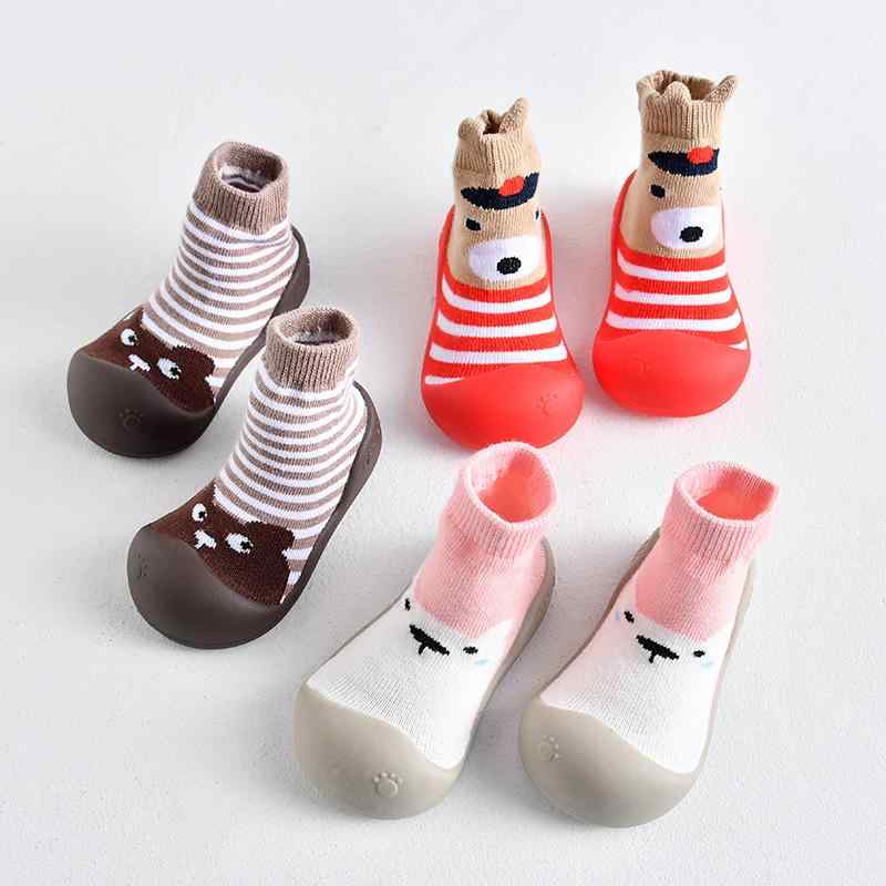 靴下 キッズ ベビー 床 ソックス シューズ 赤ちゃん ルームシューズ 滑り止め付き 綿 柔らかい 春秋冬 18-19（脚長10-10.5cm）20-21（脚長11-11.5cm）22-23（脚長12-12.5cm）24-25（脚長13-13.5cm）