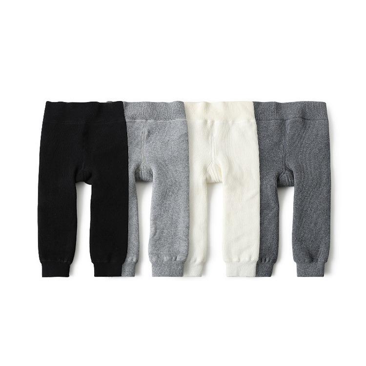 子供用タイツ 裏起毛 9分丈 厚手 ベビー キッズ ガールズ 無地 レギンス スパッツ 秋冬 ブラック ホワ..