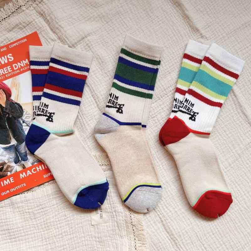 靴下 キッズ 厚手 パイル地 ハイソックス 子供 親子 ペア 春秋冬 通園 通学 9歳 10歳 11歳 12歳 かわい..