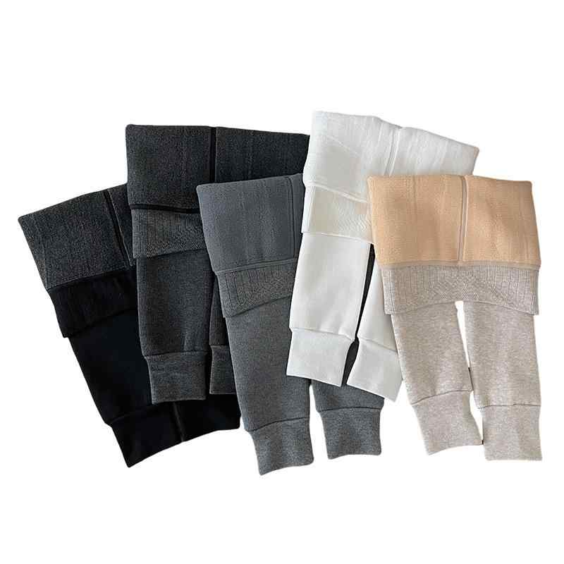 子供服 タイツ & レギンス 女の子用 裏起毛 あったか 厚手 無地 キッズ 9分丈パンツ 秋冬 100cm 110cm 120cm 130cm 140cm かわいい(x2)