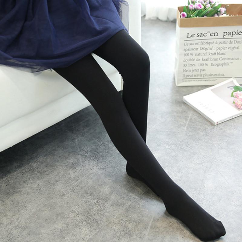 靴下 キッズ 女の子 裏起毛 タイツ レギンス スパッツ 子供 学生 100 110 120 130 140 cm 白 黒 肌色 3..