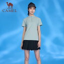 Tシャツ レディース ゴルフ テニスウェア スポーツ用トップス 接触冷感 吸湿速乾 ランニング サイクル ヨガ 立襟 蘭瓣紫 海霧緑 錦瑟灰 玉石白 蒼緑 S ...