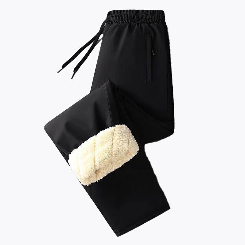 パンツ メンズ 防寒 暖パン 裏起毛 ストレートパンツ 炭素繊維 保温 防水 防風 膝保護 カジュアル 普段..