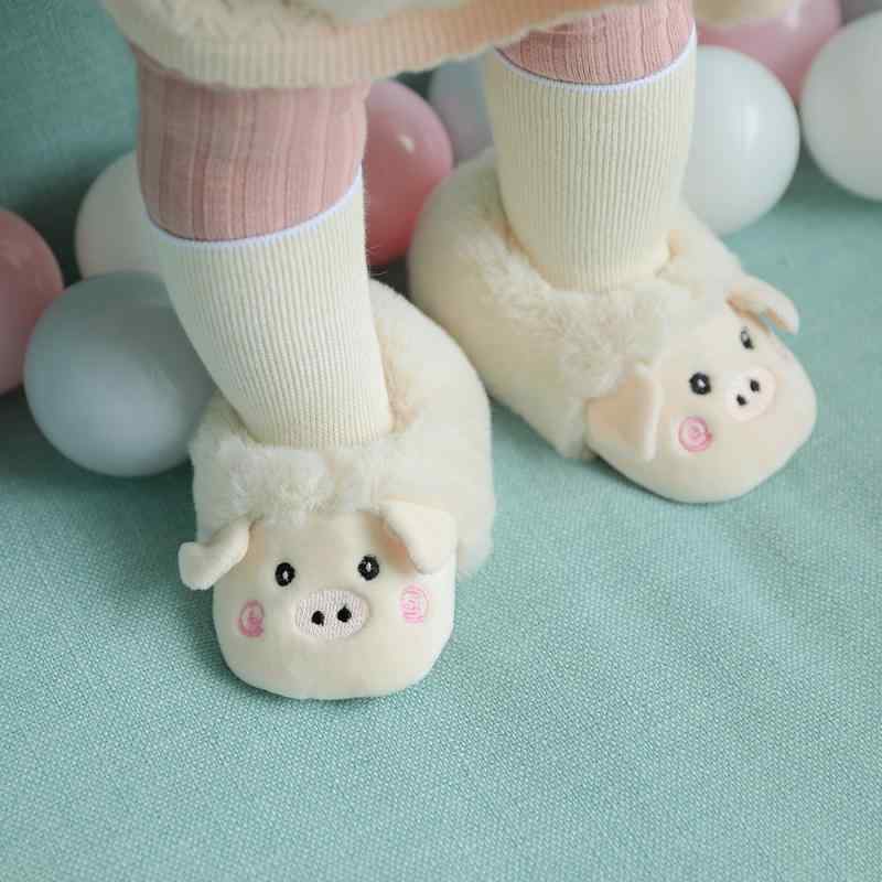 靴下 キッズ ベビー 厚手 あったか ルームシューズ 滑り止め付き 子供用 手作り ソックス 柔らかい 暖..