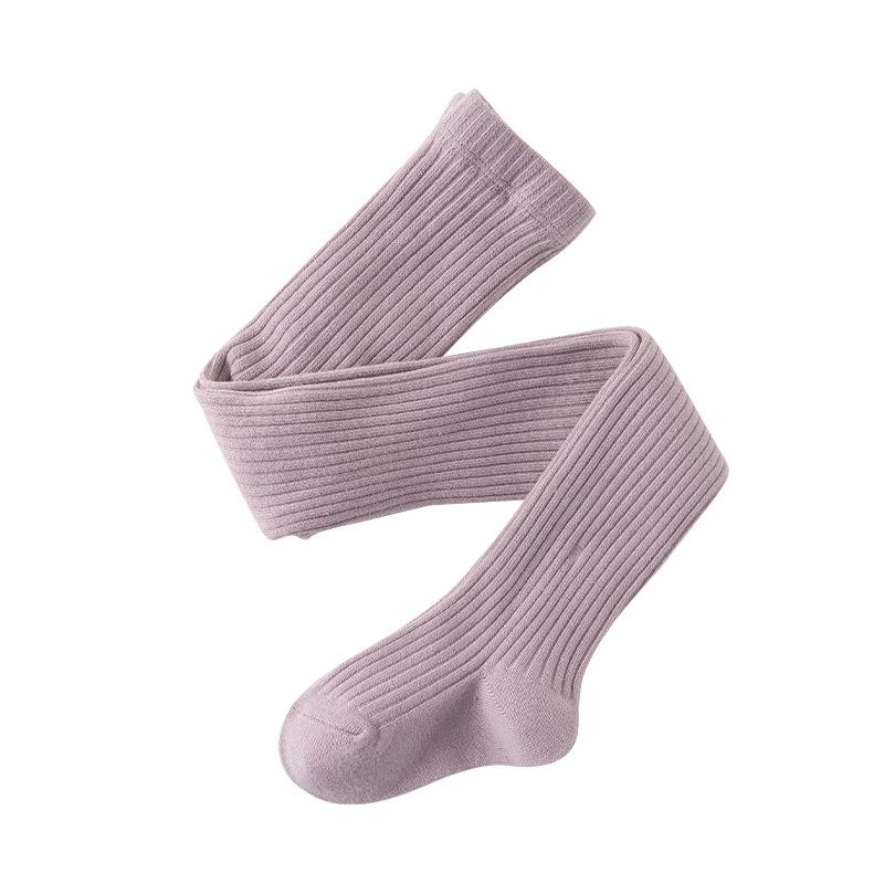 子供用連褲襪 女の子用 レギンス 日系 無地 かわいい ガールズ タイツ 精梳綿 通気性 吸汗 防臭 85-140cm 白 米色 ピンク系 黄色 デニム