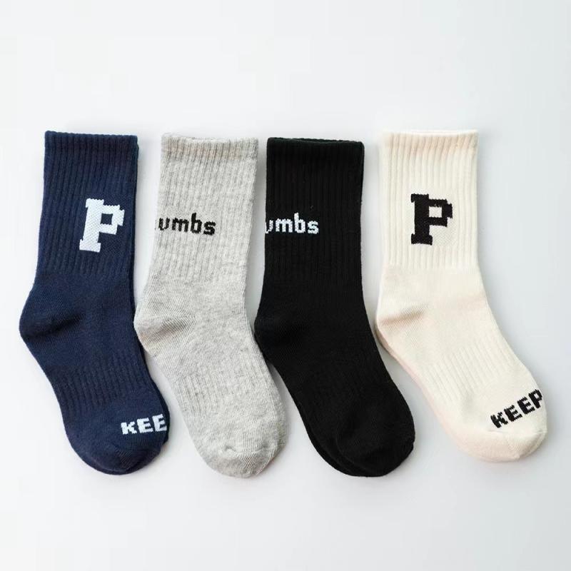 靴下 キッズ 子供 スポーツソックス 中筒丈 リブ編み コットン混紡 黒 白 グレー 3歳 4歳 5歳 6歳 7歳 8歳 9歳 10歳 11歳 12歳 通園 通学 普段使い 春秋冬(x2)