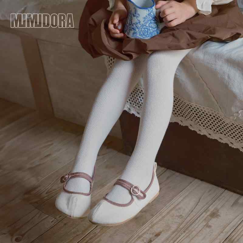 子供用レギンス・タイツ 女の子 春秋 精梳綿 無地 かわいい プリンセス風 70 80 90 100 110 120 130cm グレー 黒 ベージュ 白 オレンジ キャメル 1歳 2歳 3歳 4歳 5歳 6歳 7歳 8歳(x2)