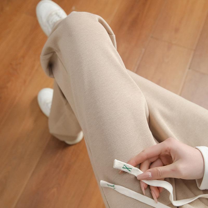 パンツ レディース 春夏 9分丈 ワイドパンツ ゆったり ストレートパンツ 高見え 美脚 薄手 ウエストゴ..