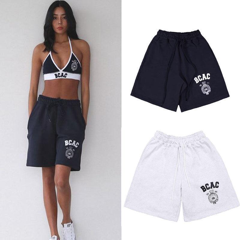 ハーフパンツ レディース 5分丈 ワイドパンツ コットン ズボン カジュアル 紺色 ネイビー グレー 春夏 ..