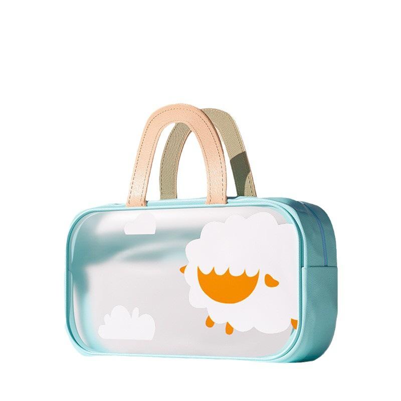 水泳バッグ レディース 乾湿分離 防水バッグ ジム 洗面用具入れ ビーチ 携帯 大容量 収納バッグ オレン..