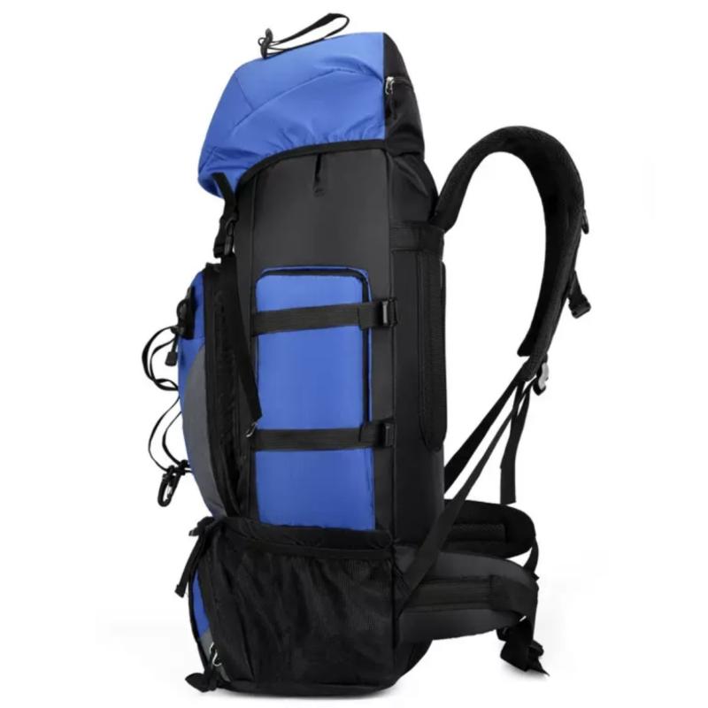 楽天ゼストネーションジャパン1号店リュックサック メンズ レディース 兼用 登山 旅行 大容量 防水 90L 徒步 ハイキング バックパック 耐摩耗性 減圧 脊椎保護 アウトドア スポーツ 普段使い 黒 赤 ブルー ポリエステル（x50）