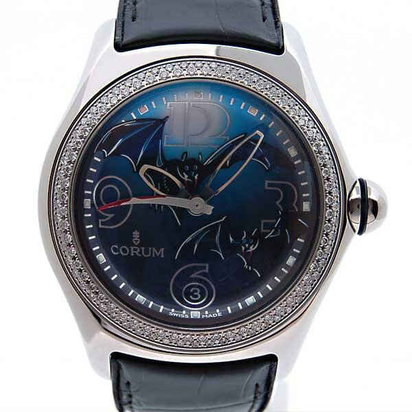 【ポイント2倍！5/9〜5/16 23:59まで】コルム　CORUM　バブルバット　ベゼルダイヤ　8 ...