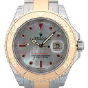 【ポイント2倍！5/9〜5/16 23:59まで】ロレックス　ROLEX　ヨットマスター　Ref.16623NGR　K18コンビ　11Pルビー　自動巻き