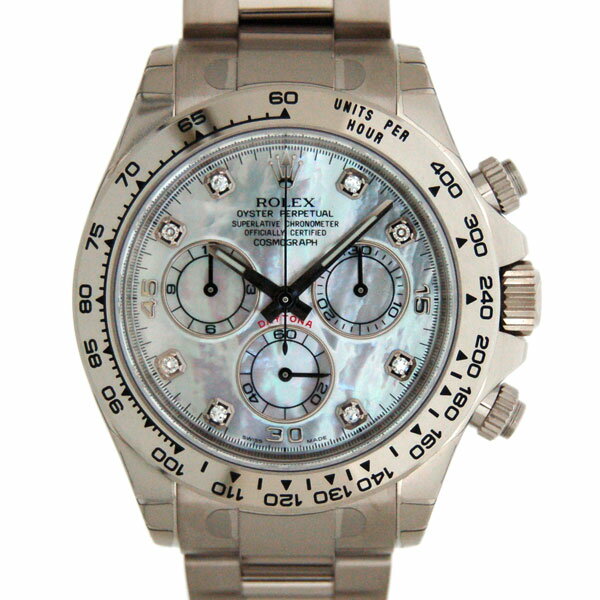 【ポイント2倍！5/9〜5/16 23:59まで】ロレックス　ROLEX　デイトナ　116509NG　シェルダイヤ　K18WG　M番　新品