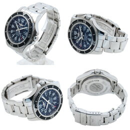 ブライトリングBREITLINGスーパーオーシャン242A182B67PSSブラックSSUSED【】