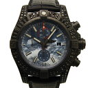 ブライトリング　BREITLING　スーパーアベンジャー2　ブラックスチール　M331B00FRB　世界100本限定　ブラックダイヤ　シェル文字盤　48mm　USED　【中古】