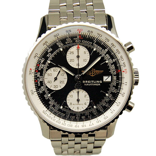 ブライトリング　BREITLING　オールドナビタイマー　A132BJANP　A13324　ブラック　ジャパンエディション　USED　【中古】