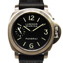 【保証書有り】パネライ　PANERAI　ルミノールマリーナ　PAM00177　44mm　手巻き　チタ ...