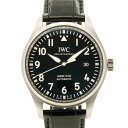 IWC　パイロットウォッチ　マーク18　IW327001　ブラック　革　40mm　USED　中古【メ ...