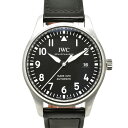 【国際保証書有り】IWC　パイロットウォッチ　マーク18　IW327001　ブラック　革　40mm　 ...