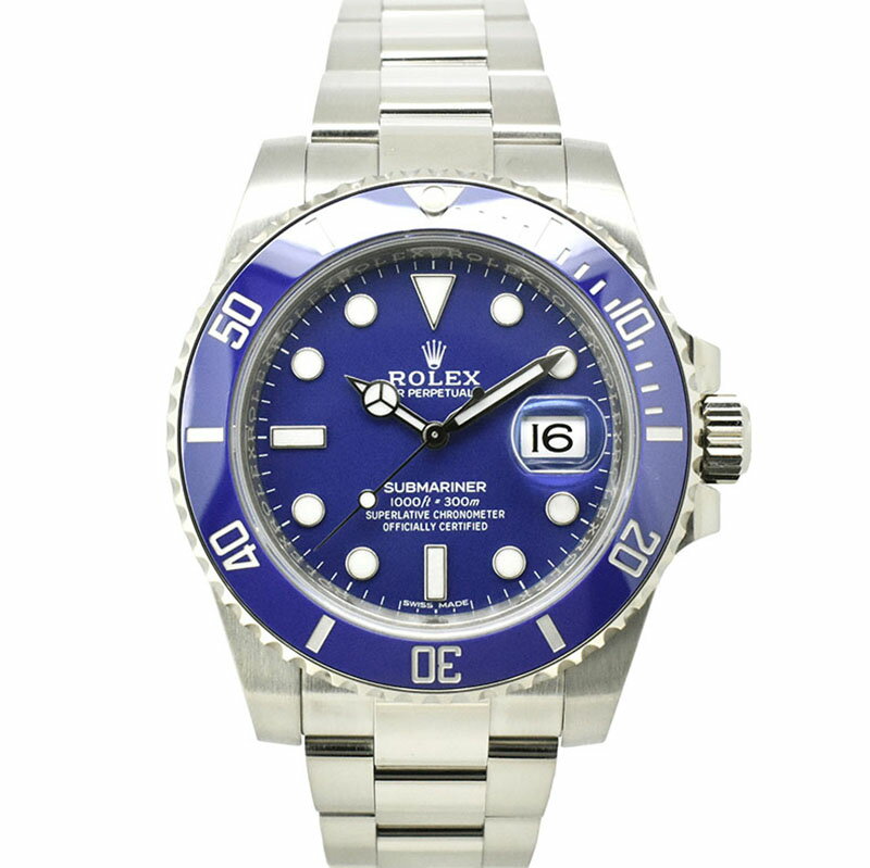 【国際保証書有り】【外装仕上げ済み】ロレックス　ROLEX　サブマリーナデイト　116619LB　18KWG　ブルー　40mm　ランダム番　USED　中古【メンズ】