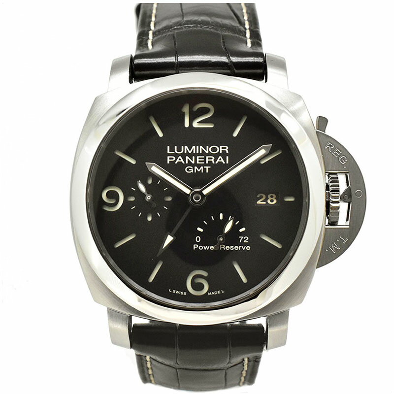 【国際保証書有り】【外装仕上げ済み】パネライ　PANERAI　ルミノール1950 3デイズ GMTパ ...