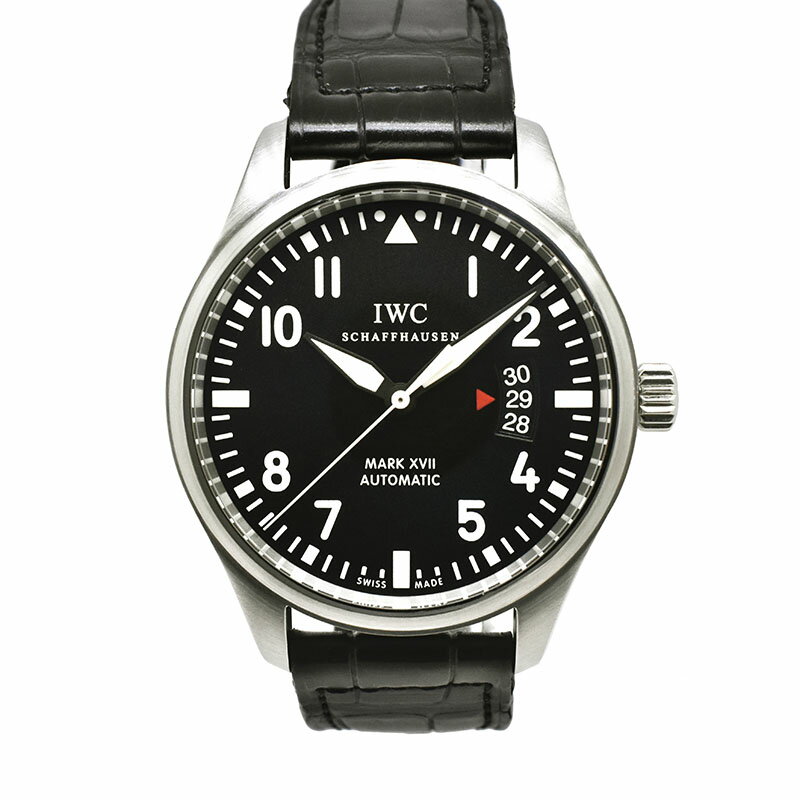 【国際保証書有り】【外装仕上げ済み】IWC　マーク17　IW326501　ブラック　SS　41mm　 ...