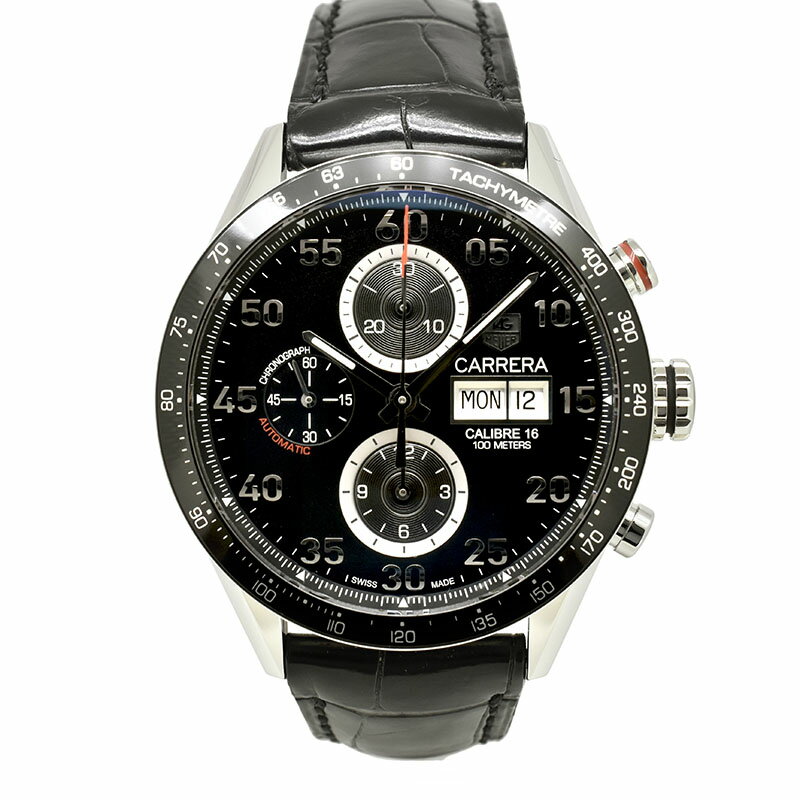 【外装仕上げ済み】タグホイヤー　TAG HEUER　カレラ タキメトリック クロノデイデイト　CV2 ...