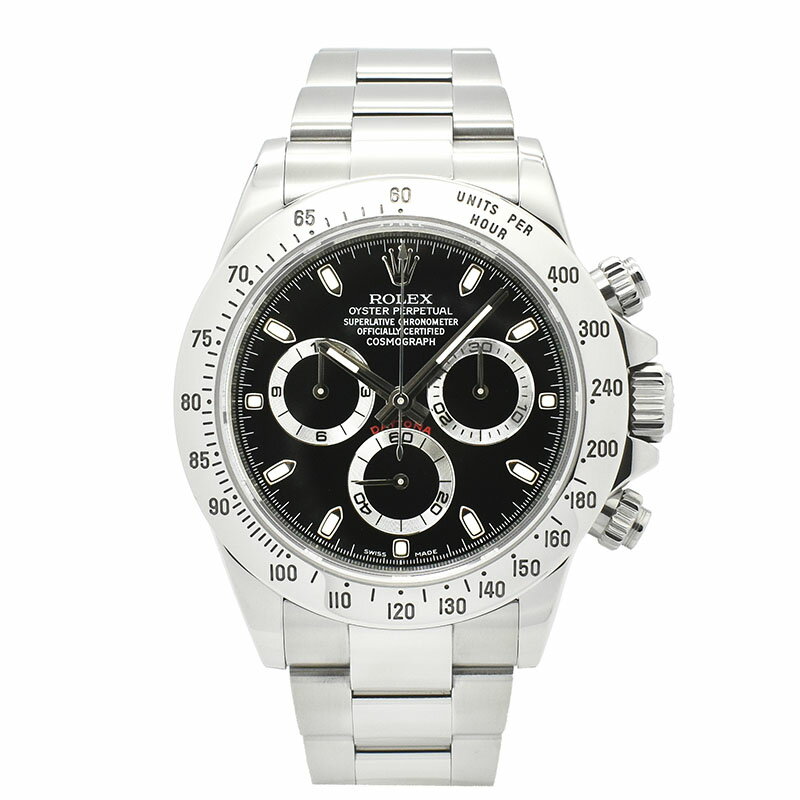 【外装仕上げ済み】ロレックス　ROLEX　デイトナ　116520　ブラック　ランダム番　USED　中古【メンズ】