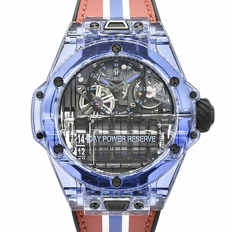 【未使用品】【世界50本限定】ウブロ　HUBLOT　ビッグバン MP-11 14デイ パワーリザーブ ブルーサファイア　911.JL.0119.RX　45mm　手巻き【メンズ】