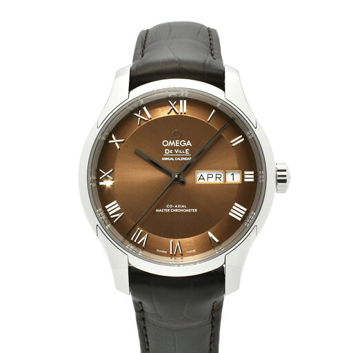 【新品】オメガ OMEGA デビル アワービジョン コーアクシャル マスタークロノメーター アニュアルカレンダー 433.13.41.22.10.001 ブラウン 41mm【メンズ】 【新品】オメガ OMEGA デビル アワービジョン コーアクシャル マスタークロノメーター アニュアルカレンダー 433.13.41.22.10.001 ブラウン 41mm【メンズ】