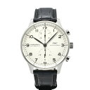 【外装仕上げ済み】IWC　ポルトギーゼ クロノグラフ　IW371446　シルバー　青針　41mm　U ...