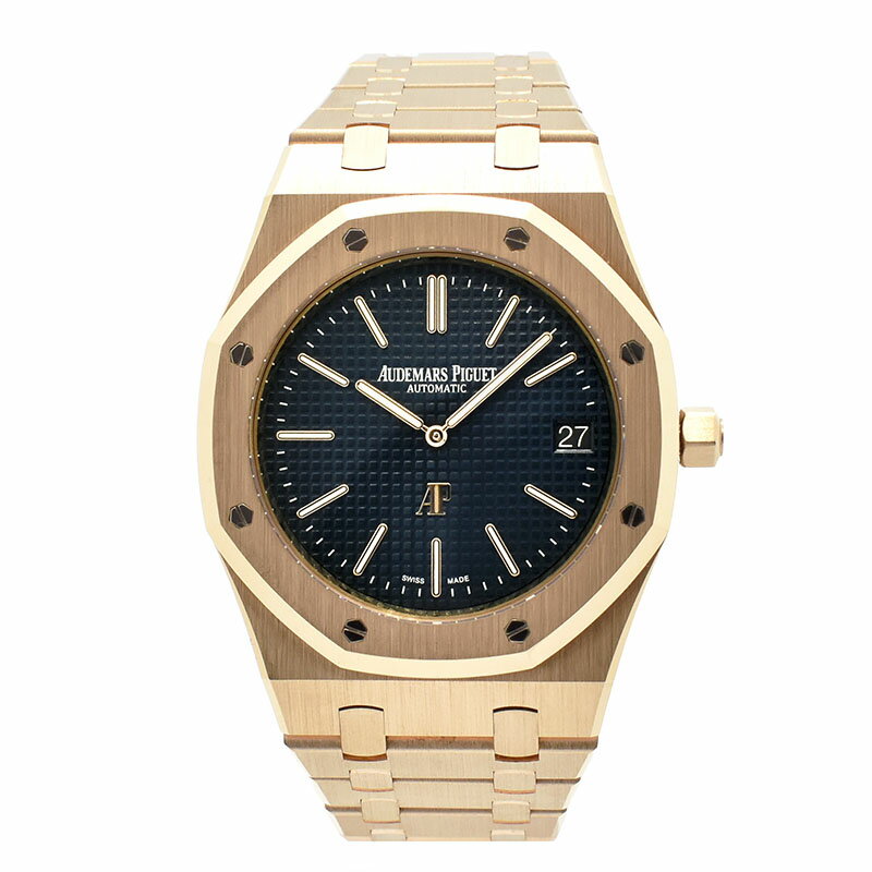 【国際保証書有り】オーデマ・ピゲ　AUDEMARS PIGUET　ロイヤルオーク エクストラシン　15202OR.OO.1240OR.01　39mm　ブルー　USED　中古【メンズ】