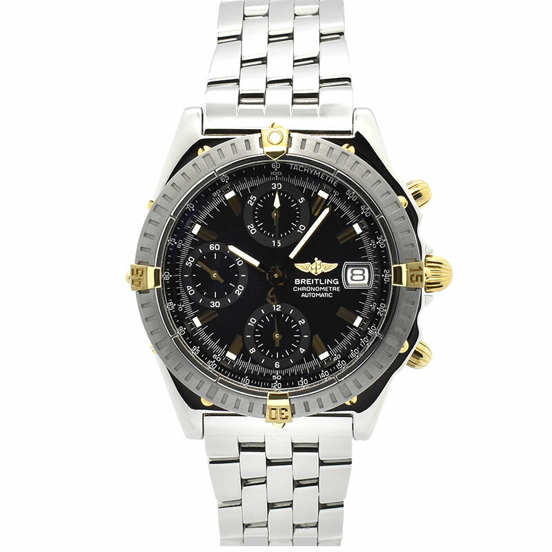 【外装仕上げ済み】ブライトリング　BREITLING　クロノマット ビコロ　B13352　黒　39mm　USED　中古【メンズ】