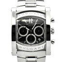 【国際保証書有り】【外装仕上げ済み】ブルガリ　BVLGARI　アショーマ クロノグラフ　AA48BS ...