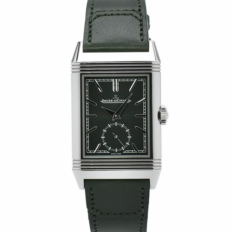 レベルソ 【未使用品】ジャガールクルト　Jaeger LeCoultre　レベルソ トリビュート スモールセコンド　Q397843J　45.6×27.4mm　グリーン　手巻き　未使用品