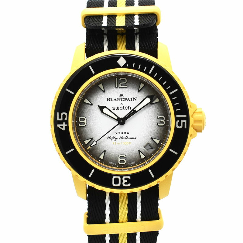 ブランパン×スウォッチ　BLANCPAIN×Swatch　フィフティファゾムス パシフィックオーシャン　SO35P100　バイオセラミック　42.3mm