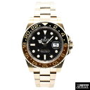 【国際保証書有り】ロレックス ROLEX GMTマスター2 Ref.126715CHNR ブラウン/ブラックベゼル 40mm 18KERG USED 中古
