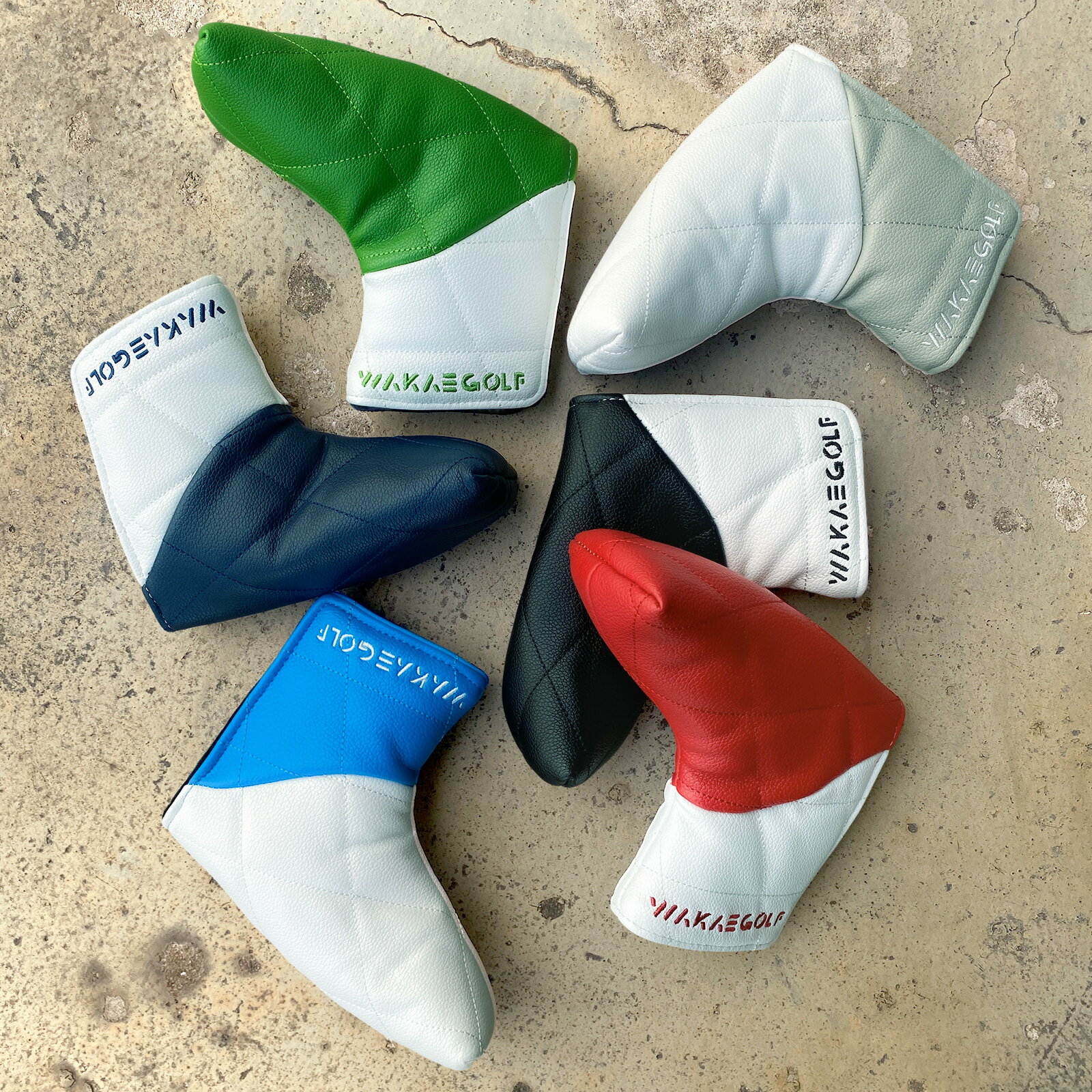 【わかえゴルフ】パターカバー ピンタイプ用 ヘッドカバー ユーティリティ フェアウェイウッド ドライ..