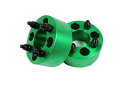 【沖縄・離島への配送不可】ekスポーツ H81W H82W ワイトレ 4H 2枚組 PCD100-1.5 50mm ワイドトレッドスペーサー (緑)