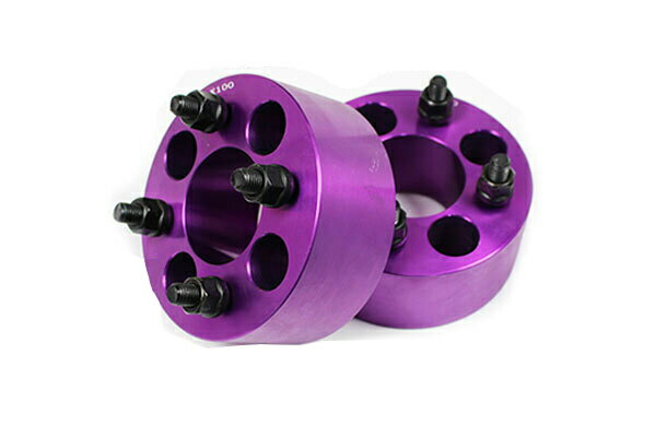 【沖縄・離島への配送不可】MR2 AW10 AW11 ワイトレ 4H 2枚組 PCD100-1.5 60mm ワイドトレッドスペーサー (紫)