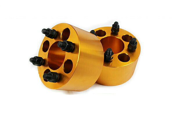 【沖縄・離島への配送不可】N-BOX N-BOXカスタム JF# ワイトレ 4H 2枚組 PCD100-1.5 70mm ワイドトレッドスペーサー (金)