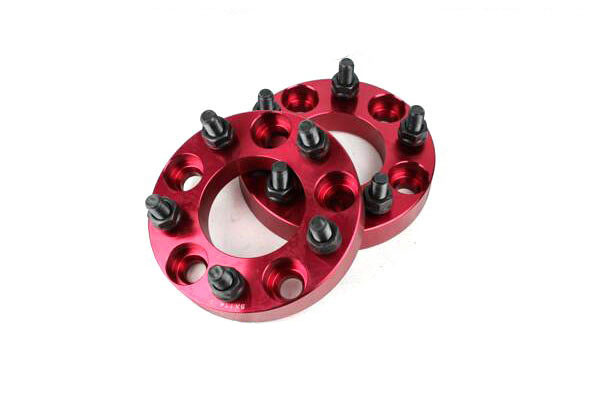 【沖縄・離島への配送不可】インプレッサWRX GDB E型 F型 GRB/F GVB/F ワイトレ 5H 2枚組 PCD114.3-1.25 25mm ワイドトレッドスペーサー (赤)