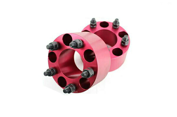 【沖縄・離島への配送不可】シルビア S14 S15 ワイトレ 5H 2枚組 PCD114.3-1.25 70mm ワイドトレッドスペーサー (赤)