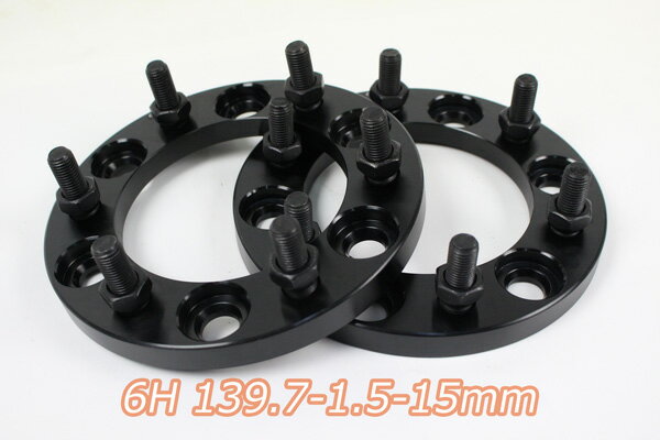 【沖縄・離島への配送不可】デリカスペースギア P##W ワイトレ 6H 2枚組 PCD139.7-1.5 15mm ワイドトレ..