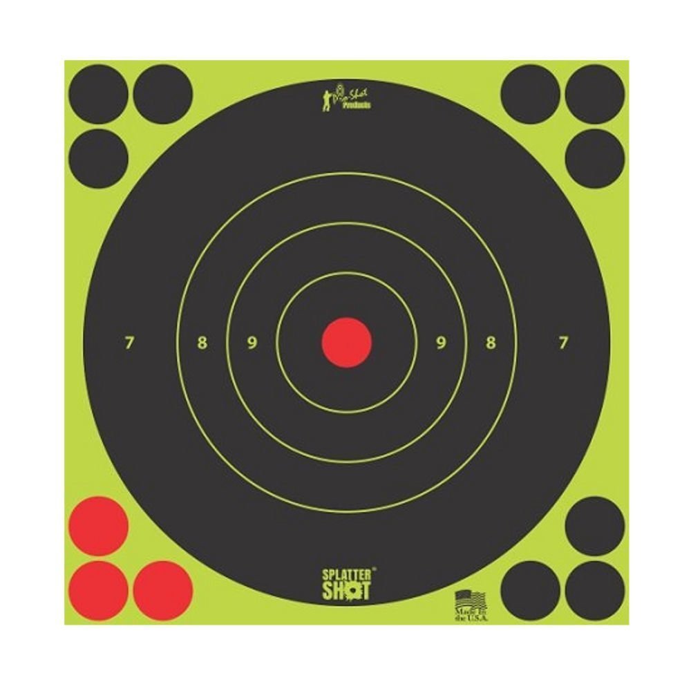 【沖縄 離島への配送不可】Pro-Shot プロショットSplatterShot Bullseye Target12インチ グリーン 5枚標的 的紙 実銃 ターゲット