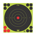 【沖縄 離島への配送不可】Pro-Shot プロショットSplatterShot 8インチ Bullseye Target 30枚 グリーン標的 的紙 実銃 ターゲット