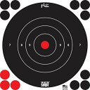 【沖縄 離島への配送不可】Pro-Shot プロショットSplatterShot 8インチBullseye Target 6枚 ホワイト標的 的紙 実銃 ターゲット